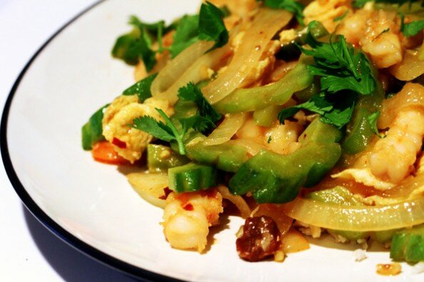 Stir Fry with Bitter Melon Stir Fry with Bitter Melon