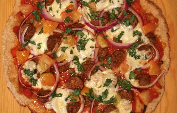 Homemade pizza Homemade pizza
